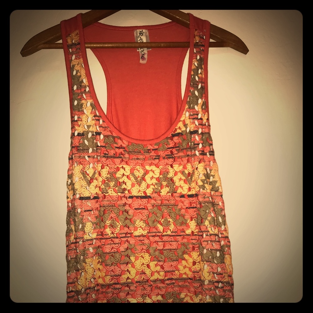 Free People style fiesta tank